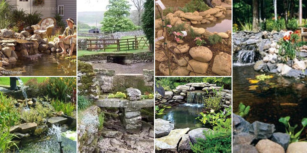 1109358 Relaxing DIY Outdoor Pond Ideas