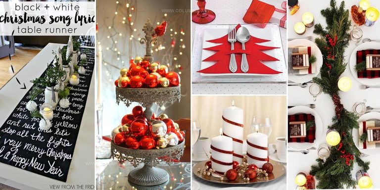7048030 DIY Christmas Table Decorations