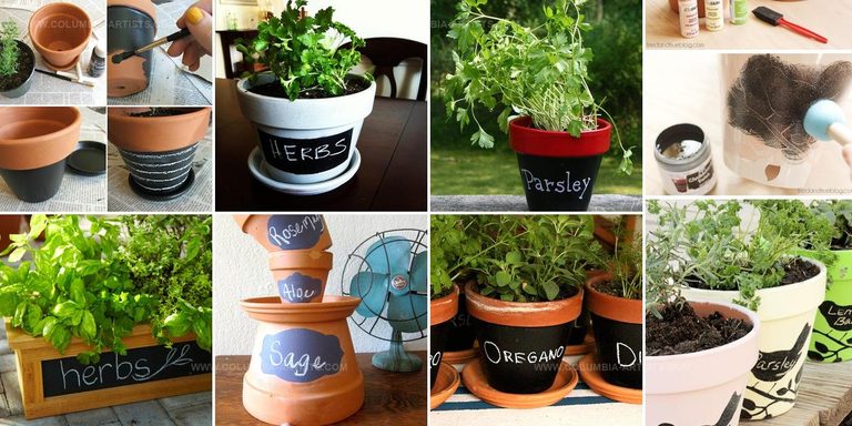 2804492 DIY Chalkboard Planters