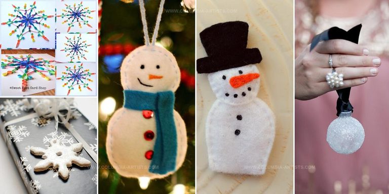 4046492 DIY Snowflake And Snowman Crafts