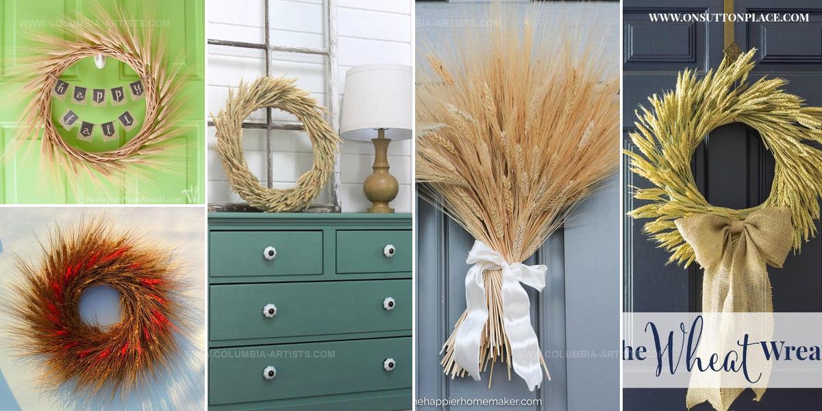 2110461 DIY Wheat Wreath Ideas
