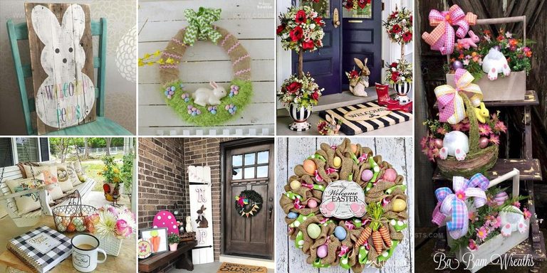 8971569 DIY Easter Porch Decorations
