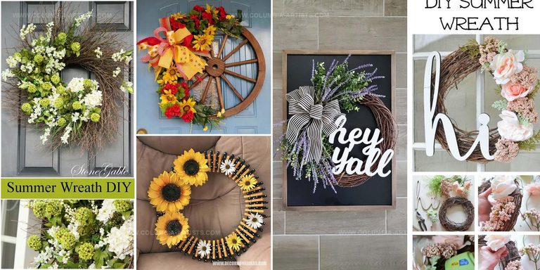 2393813 DIY Summer Wreath Ideas