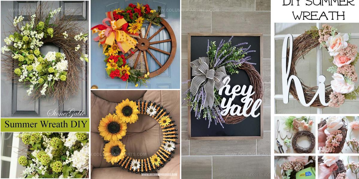 2393813 DIY Summer Wreath Ideas