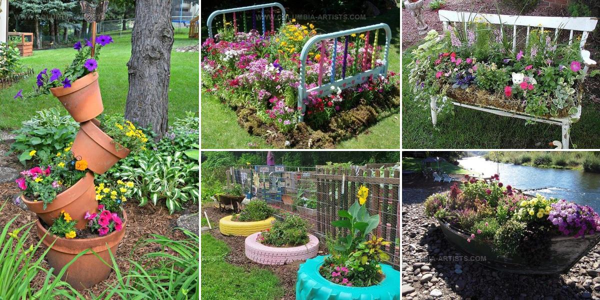 8818068 Upcycled Flower Bed Ideas
