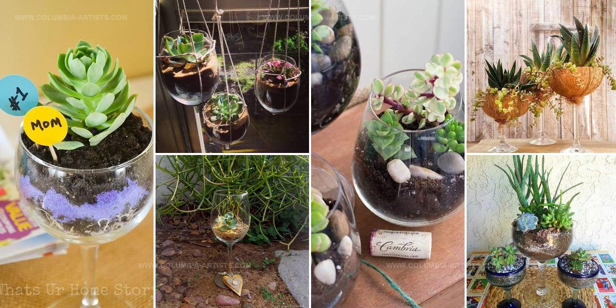 8996059 DIY Wine Glass Terrarium Ideas