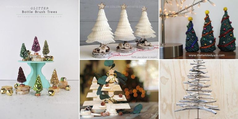8966231 DIY Tabletop Christmas Trees