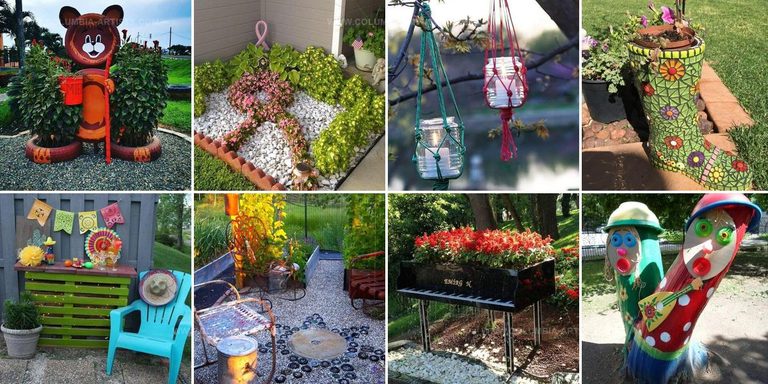 8048544 DIY Recycled Outdoor Decorations
