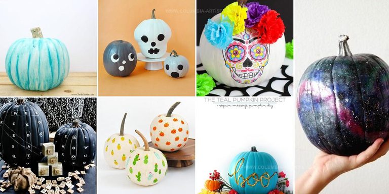 5646878 DIY Halloween Painted Pumpkins