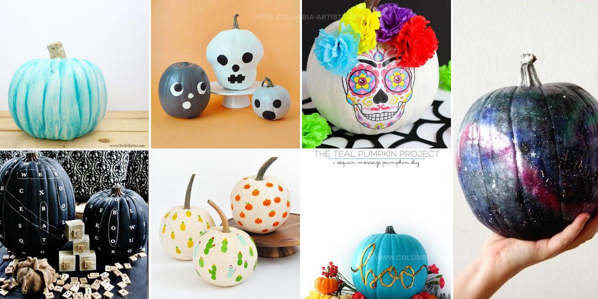 5646878 DIY Halloween Painted Pumpkins