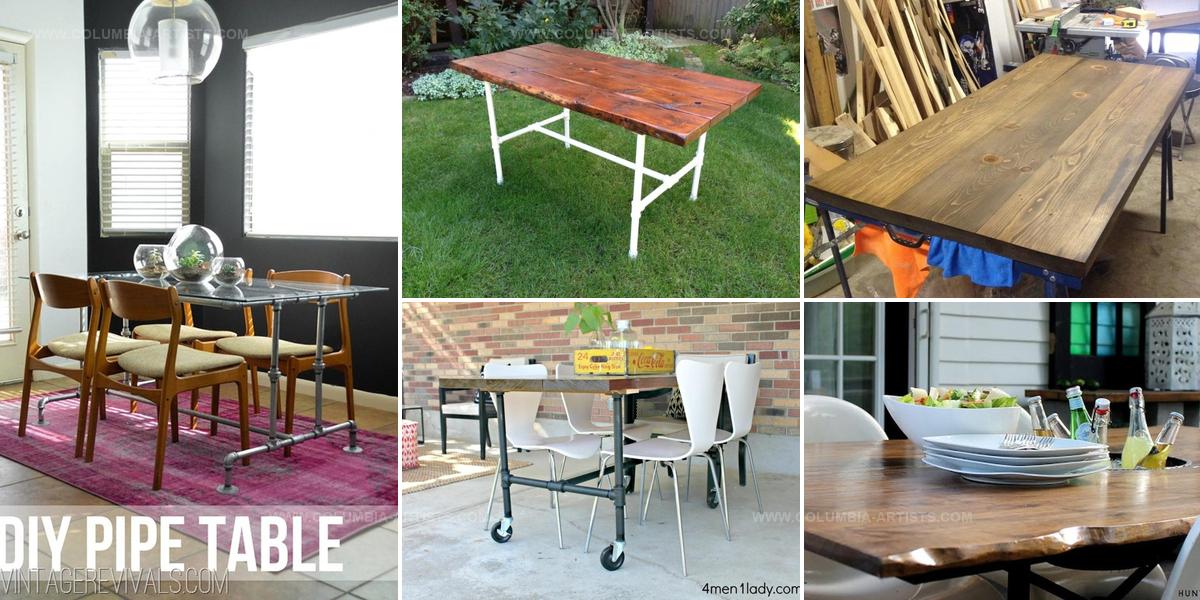 7324444 DIY Industrial Dining Table Ideas