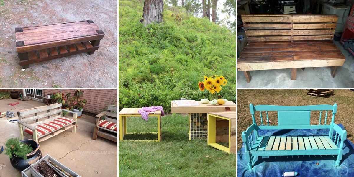 1429143 DIY Pallet Bench Ideas