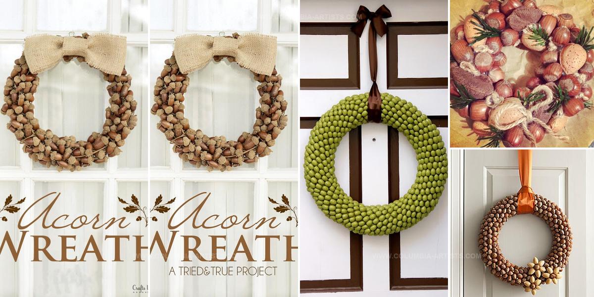 1734671 DIY Nut And Acorn Wreaths For Fall