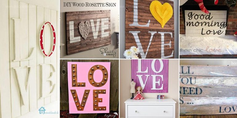 7137368 DIY Love Sign Ideas