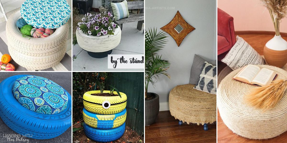 7756390 Old Tire DIY Decor Ideas