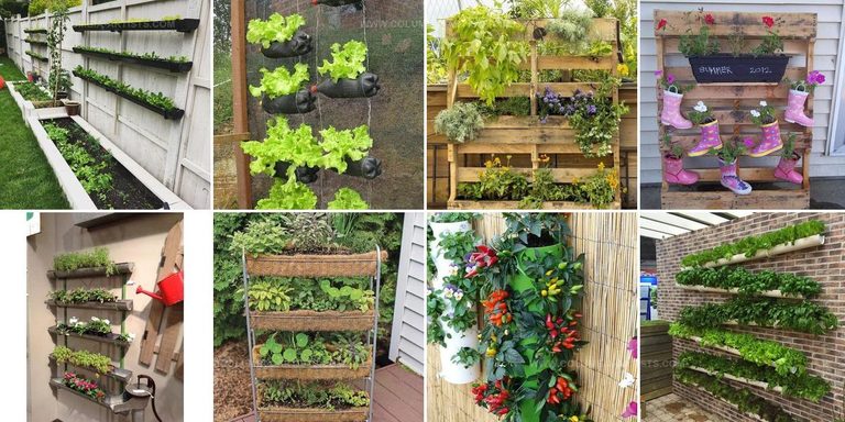 4407382 Upcycled Vertical Garden Ideas