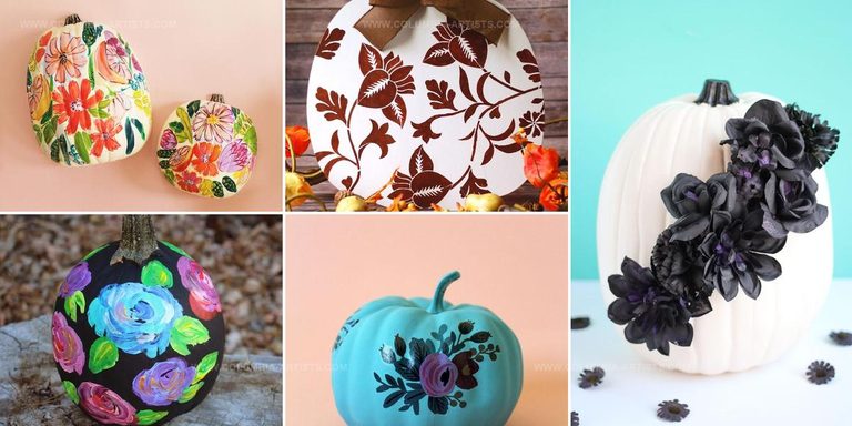 6711303 DIY Floral Pumpkin Ideas