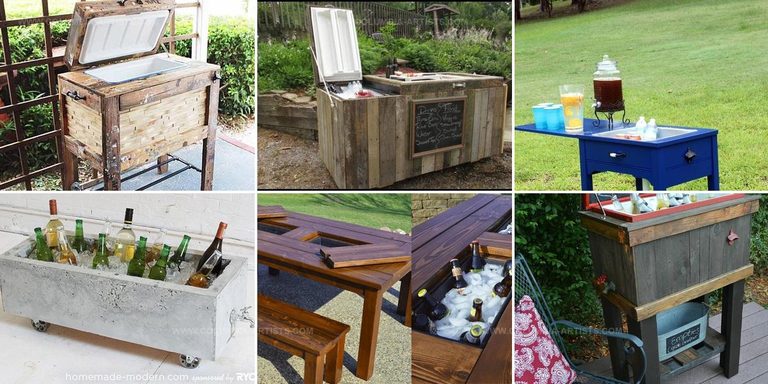 7689131 DIY Outdoor Drink Coolers
