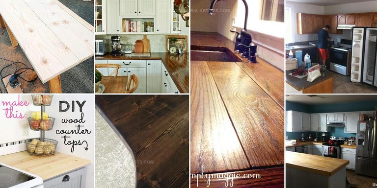 3012832 DIY Wooden Kitchen Countertops