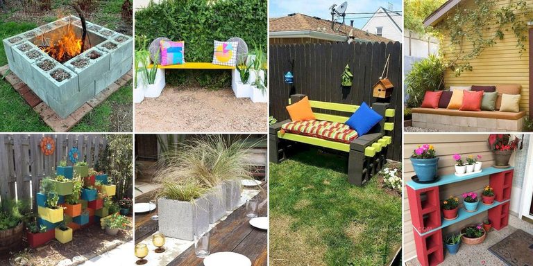 4916264 DIY Cinder Block Garden Projects