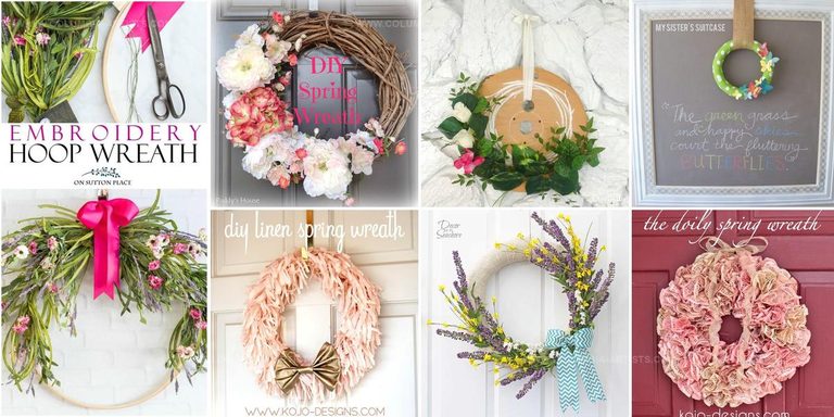 2037941 Fresh DIY Spring Wreath Ideas