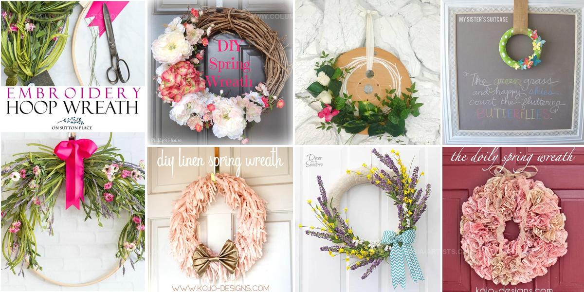 2037941 Fresh DIY Spring Wreath Ideas