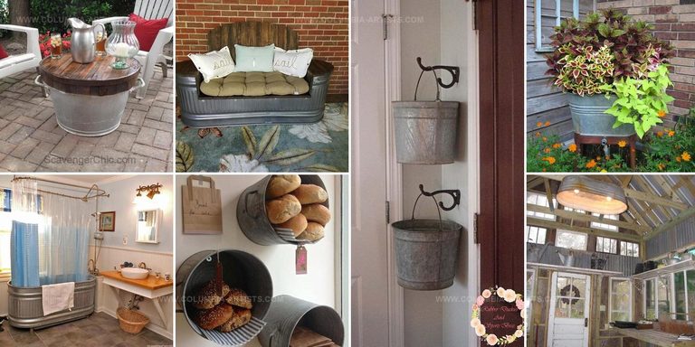 1202118 Galvanized Tub Repurpose Ideas
