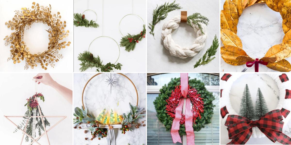 7433954 Festive DIY Christmas Wreaths