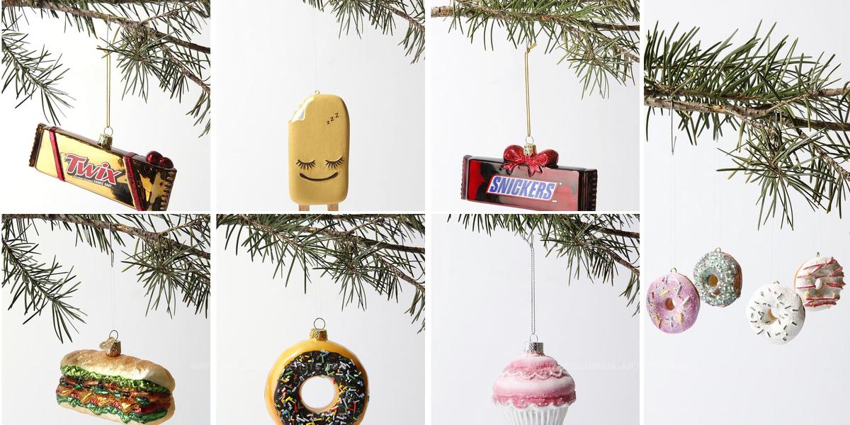 3764647 Christmas Tree Ornaments For Foodies