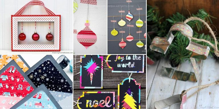 5168232 DIY Washi Tape Christmas Crafts