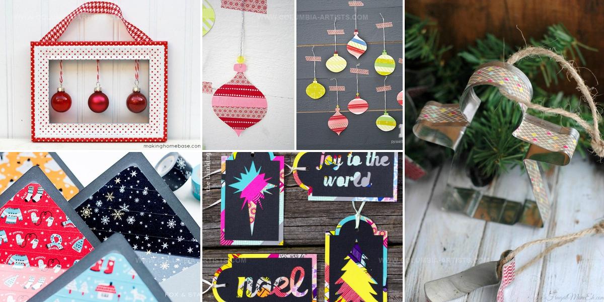 5168232 DIY Washi Tape Christmas Crafts