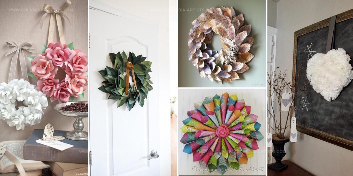 7449259 DIY Paper Wreath Designs