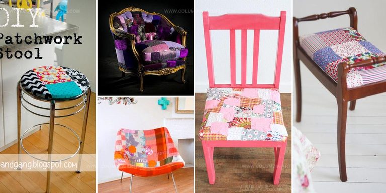 2711447 DIY Patchwork Stools And Chairs