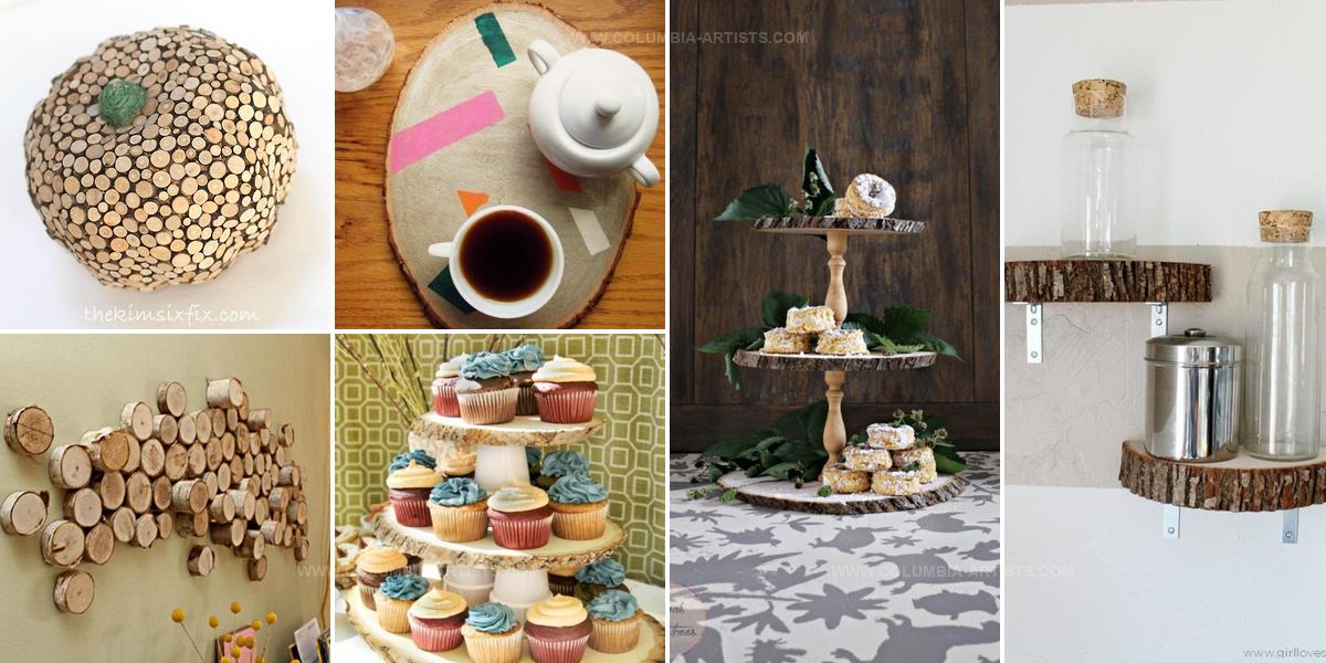 7595957 DIY Wood Slice Decor Ideas