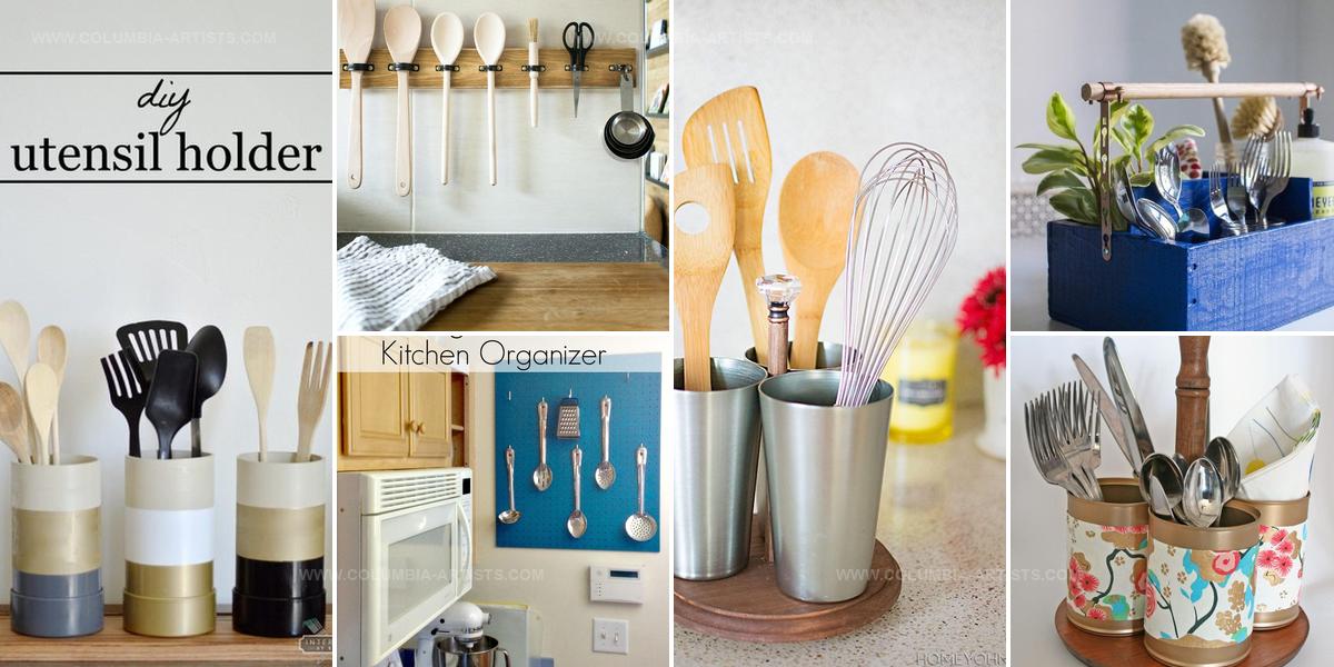 1459543 DIY Kitchen Utensil Racks And Holders