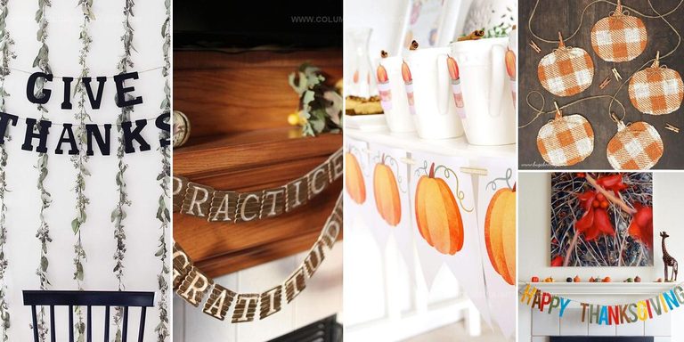 9796601 DIY Thanksgiving Garland Ideas