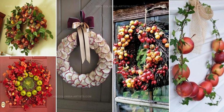 8829469 Apple Wreaths For Fall Decor