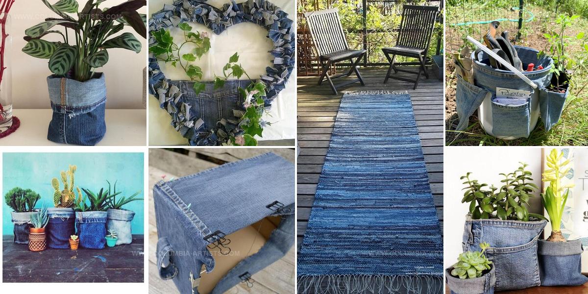 3057916 DIY Old Jeans Garden Projects