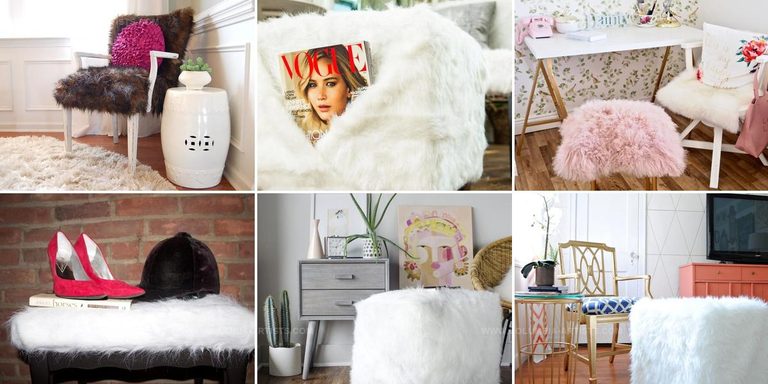 1918497 Faux Fur Furniture DIY Ideas