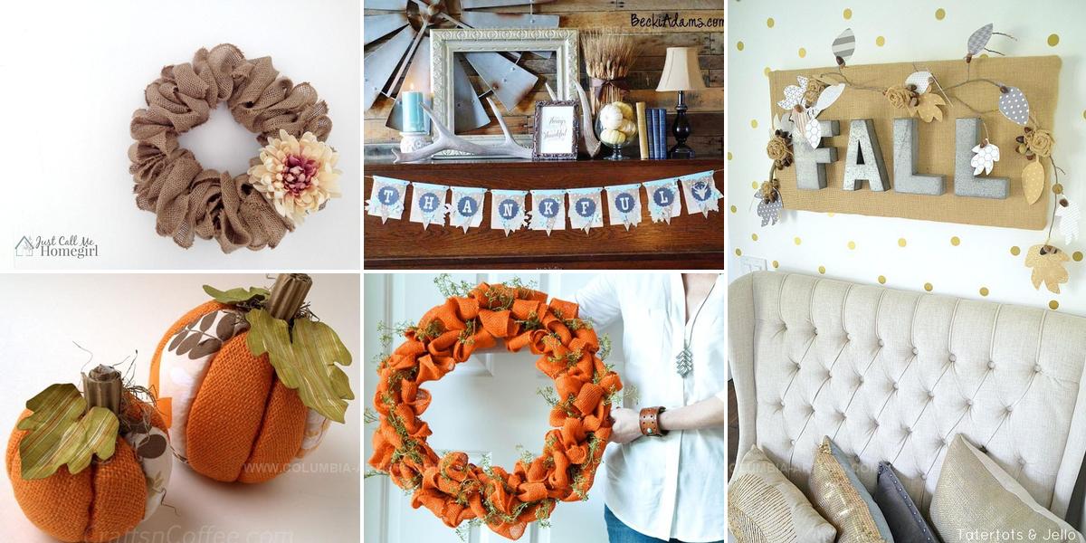 6394230 DIY Burlap Crafts For Fall