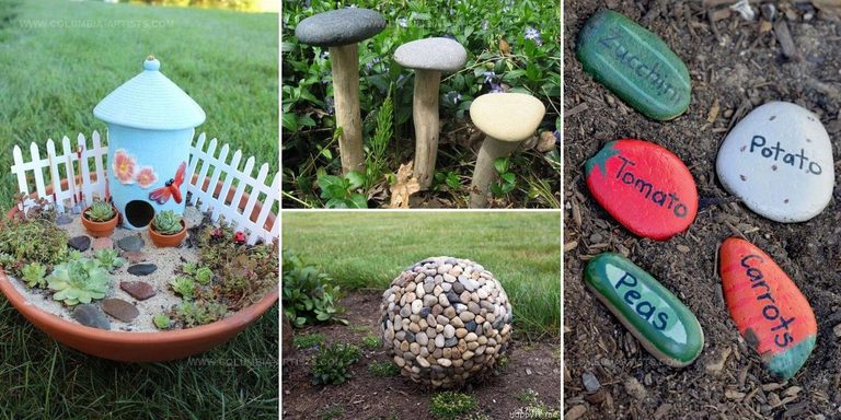 2202130 DIY Garden Projects With Rocks