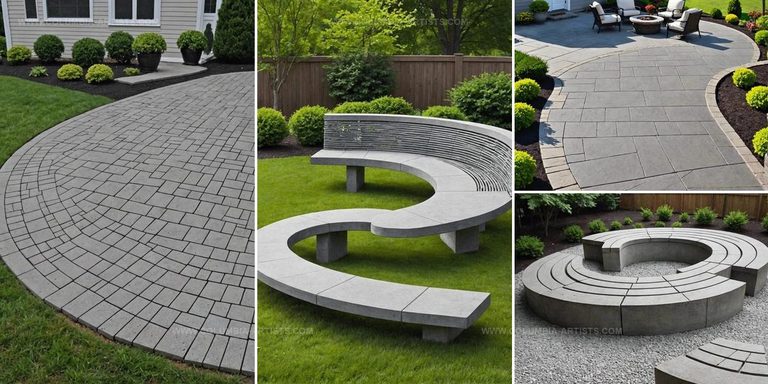 5558080 Curved Concrete Patio Ideas