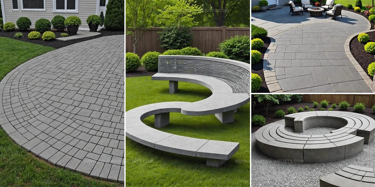 5558080 Curved Concrete Patio Ideas
