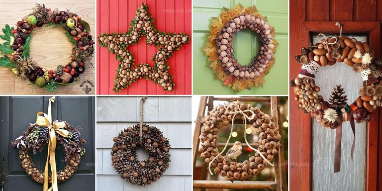 9650916 Nut And Acorn Fall Wreaths