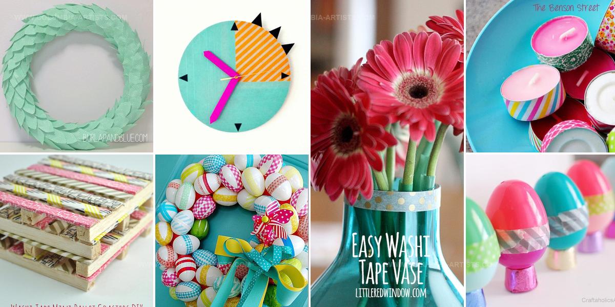 6372056 DIY Spring Washi Tape Crafts