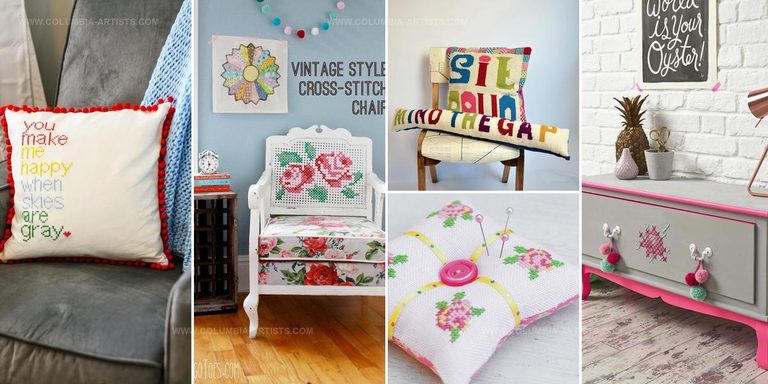 4968527 Playful DIY Cross Stitch Home Decor Crafts