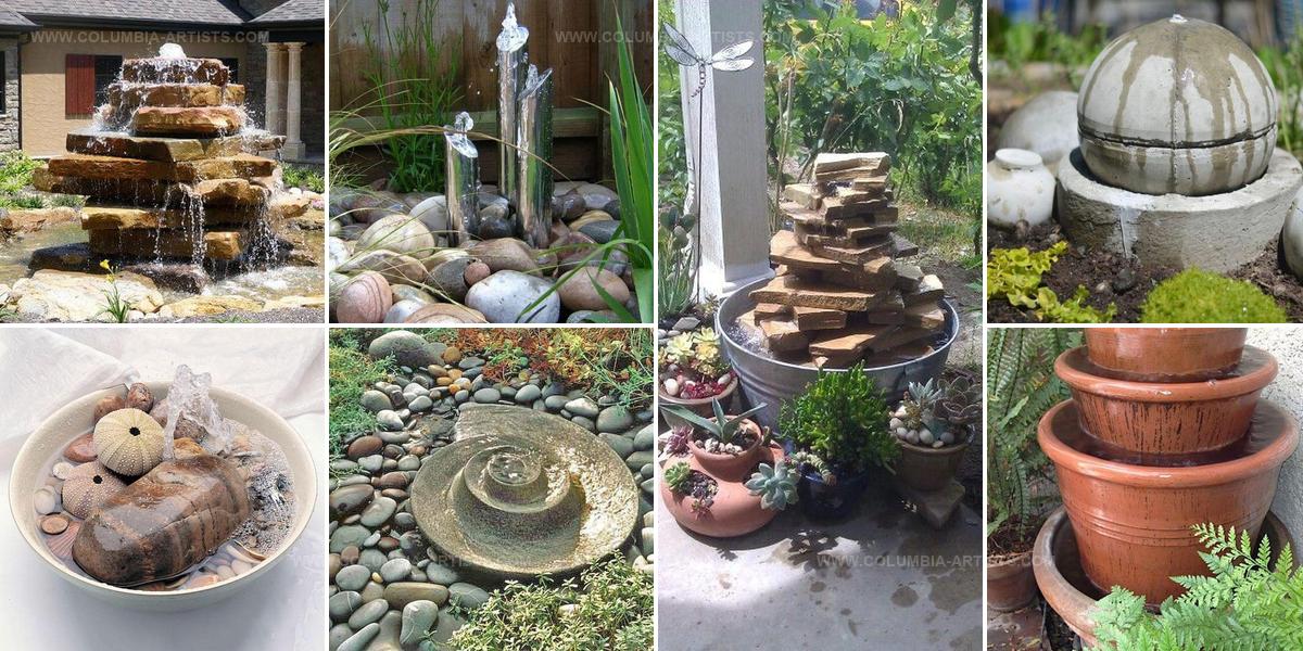 9166621 DIY Outdoor Water Fountain Ideas