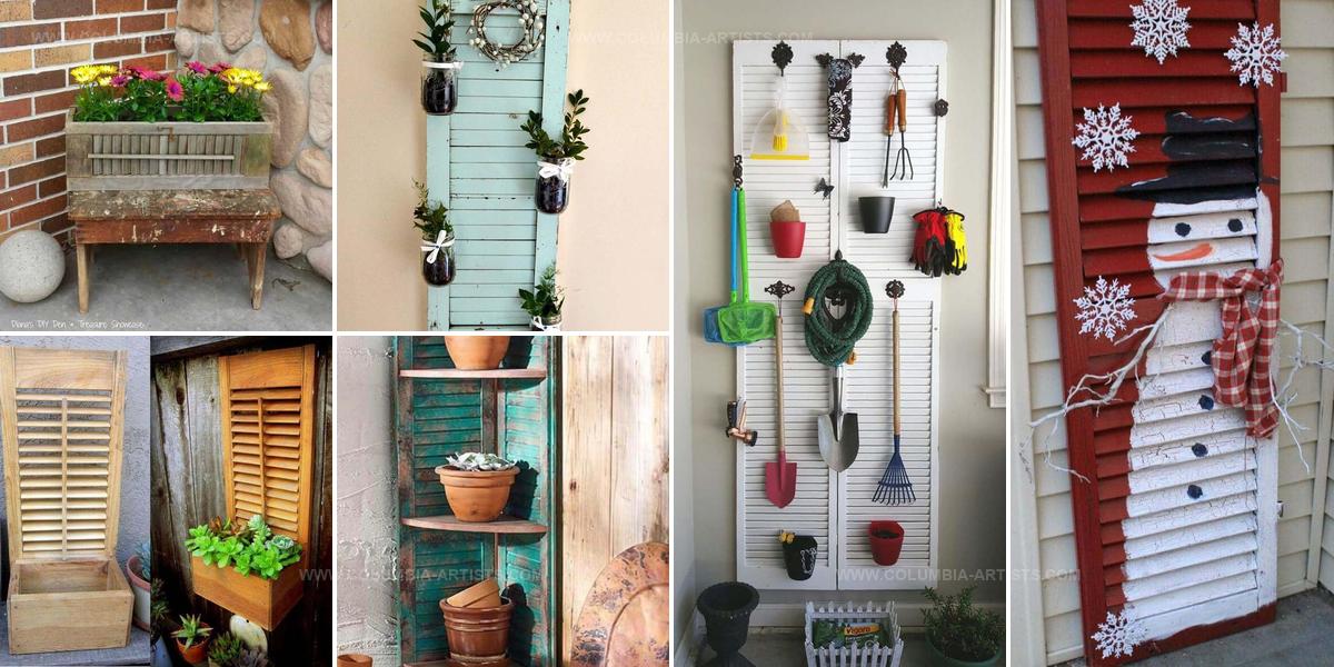9643898 Old Shutter Decor Ideas