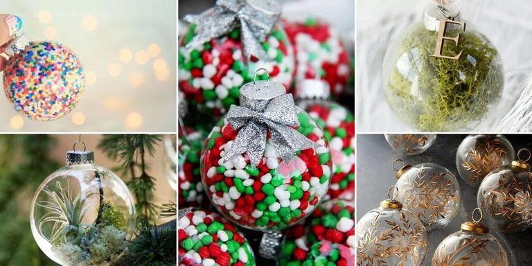 4971566 Clear Glass Christmas Ornament Ideas