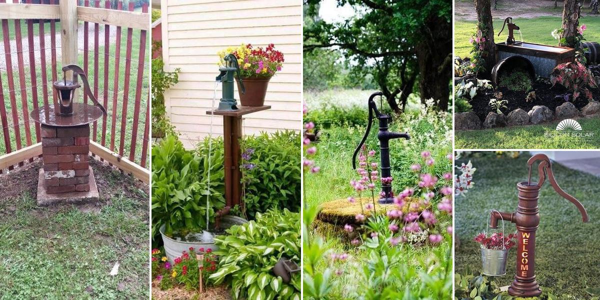 9284075 Old Hand Pump Garden Projects